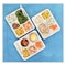 World Centric Fiber Trays, 5-Compartment, 8.5 x 10.24 x 1.01, Natural, Paper, 400PK TR-SC-5C-LFS - alternate 2